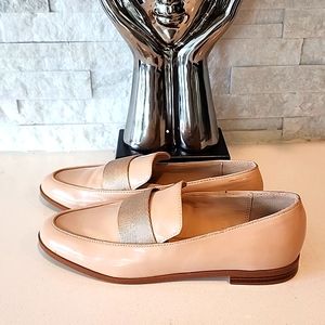 Mango leather loafers